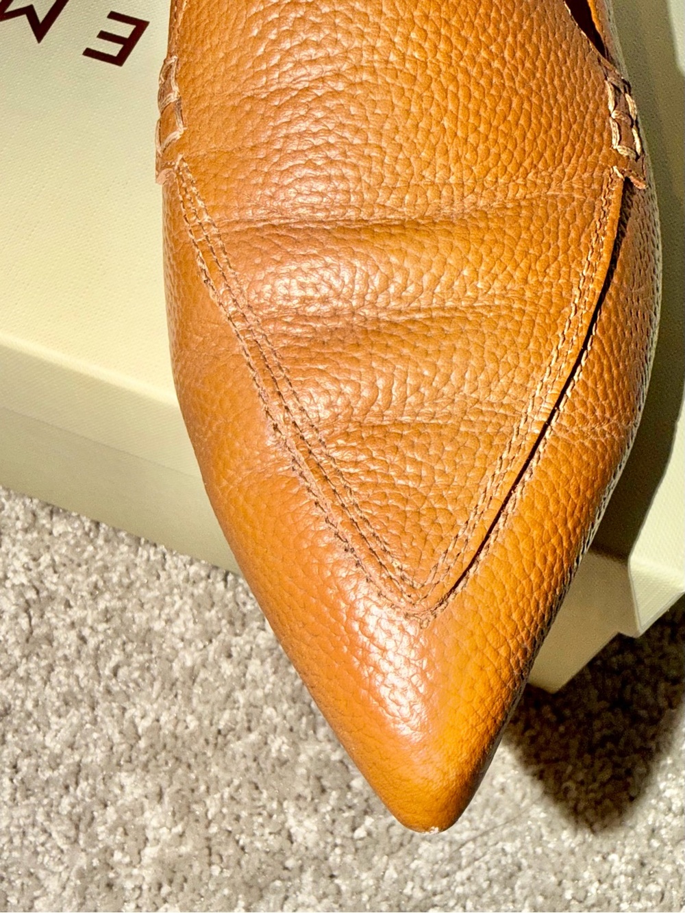 M. GEMI “The Gia” in Tan Tumbled Leather, W10 - Picture 15 of 16